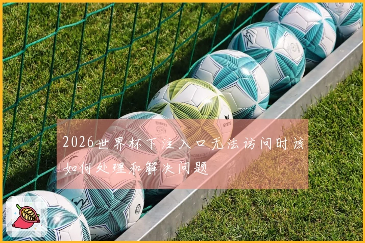 2026世界杯下注入口无法访问时该如何处理和解决问题