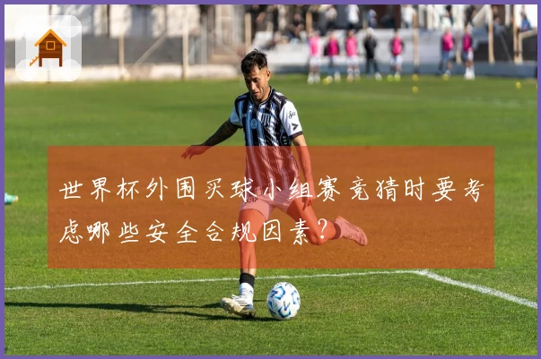 世界杯外围买球小组赛竞猜时要考虑哪些安全合规因素？