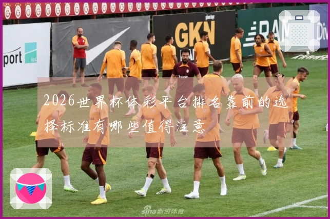 2026世界杯体彩平台排名靠前的选择标准有哪些值得注意